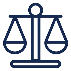 image of scales of justice find a lawyer